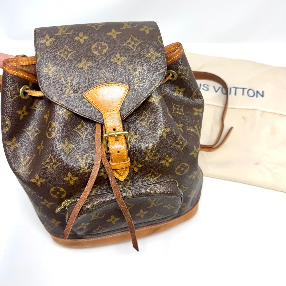 Louis Vuitton Monogram Canvas Montsouris Backpack MM Brown - Picture 2 of 16